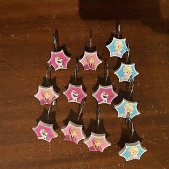 Disney Frozen Shower Curtain Hooks - Set of 12 - Picture 6 of 6